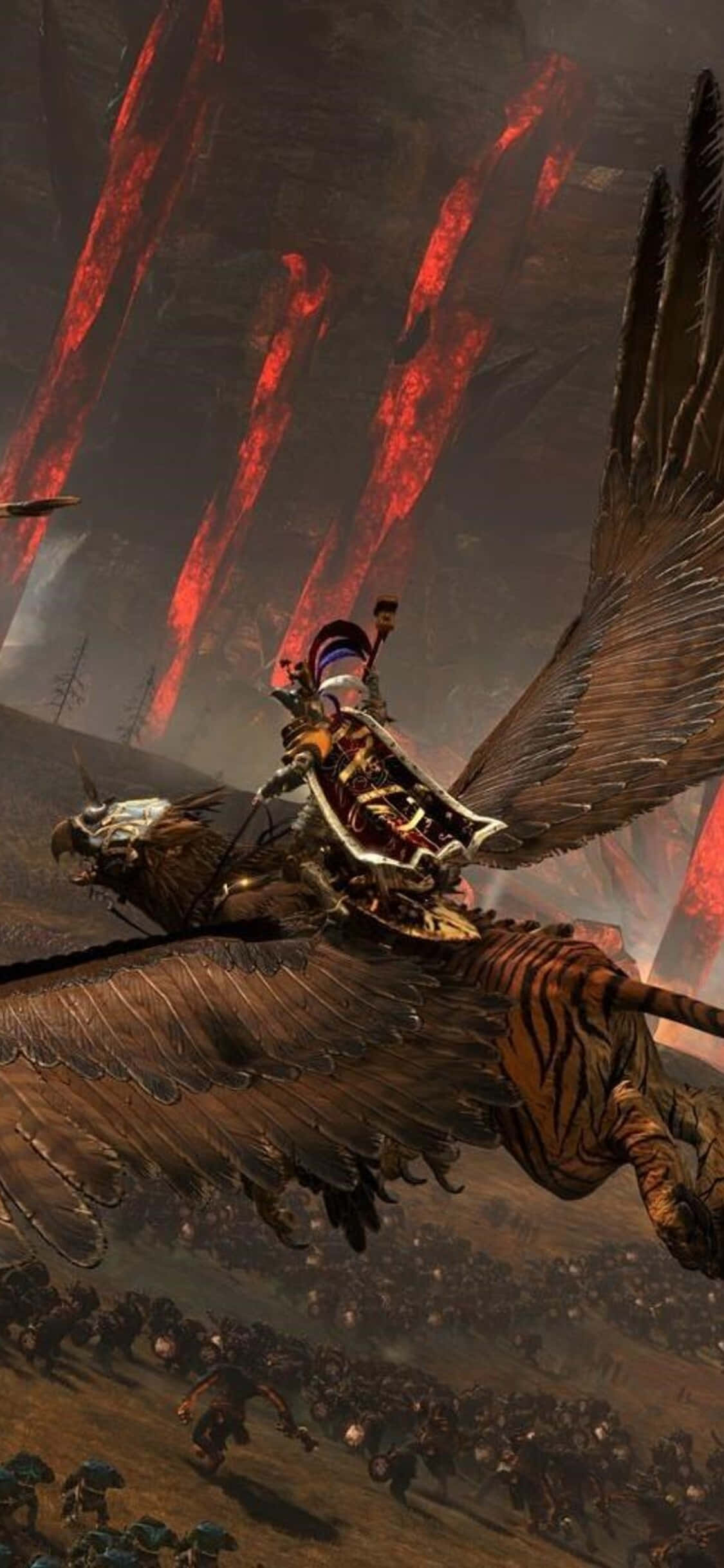 Total War: Warhammer'da iPhone X'te Savaş Hatları Oluşturun Duvar Kağıdı