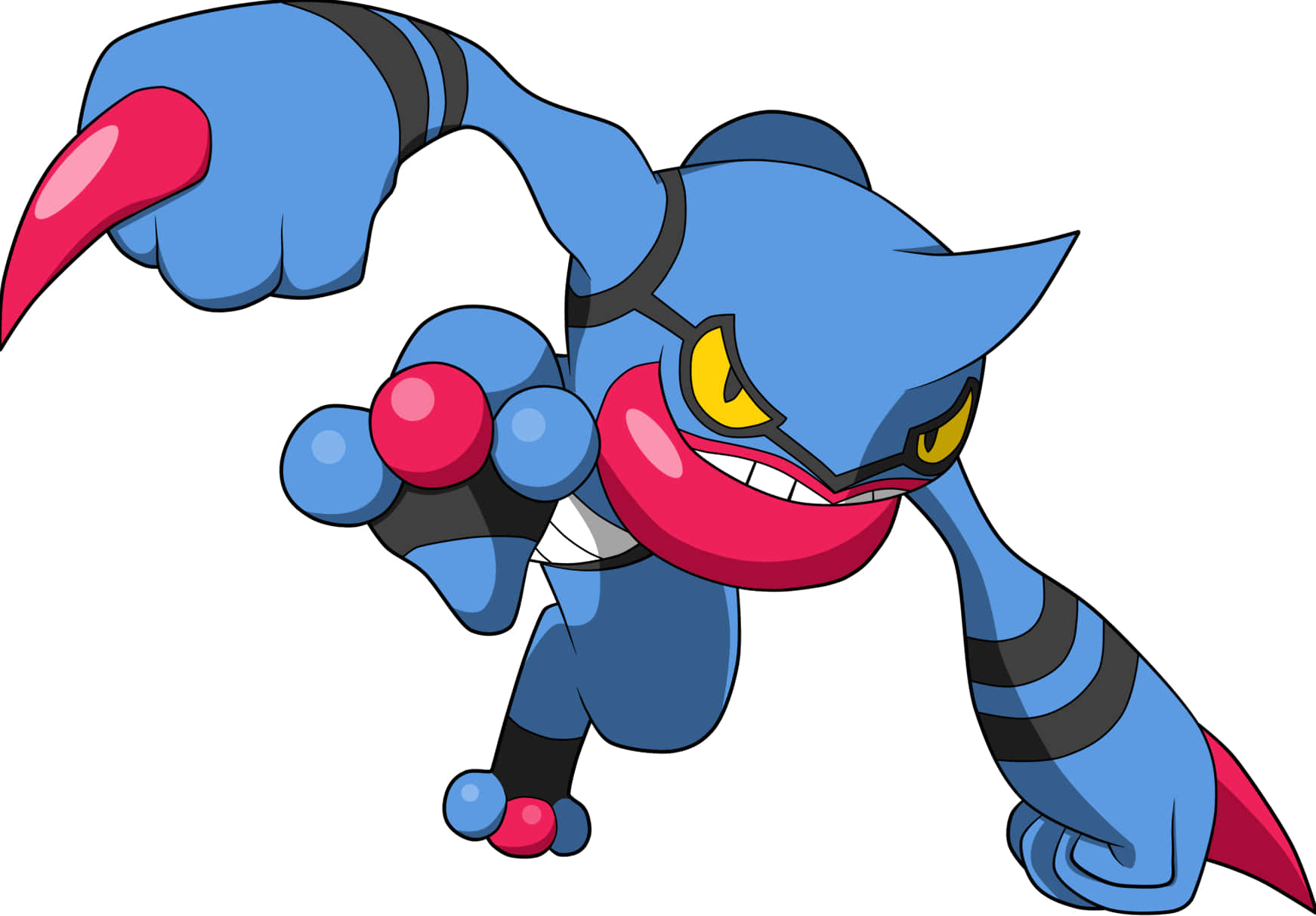 Toxicroak Pokemon Tekme Atıyor Duvar Kağıdı