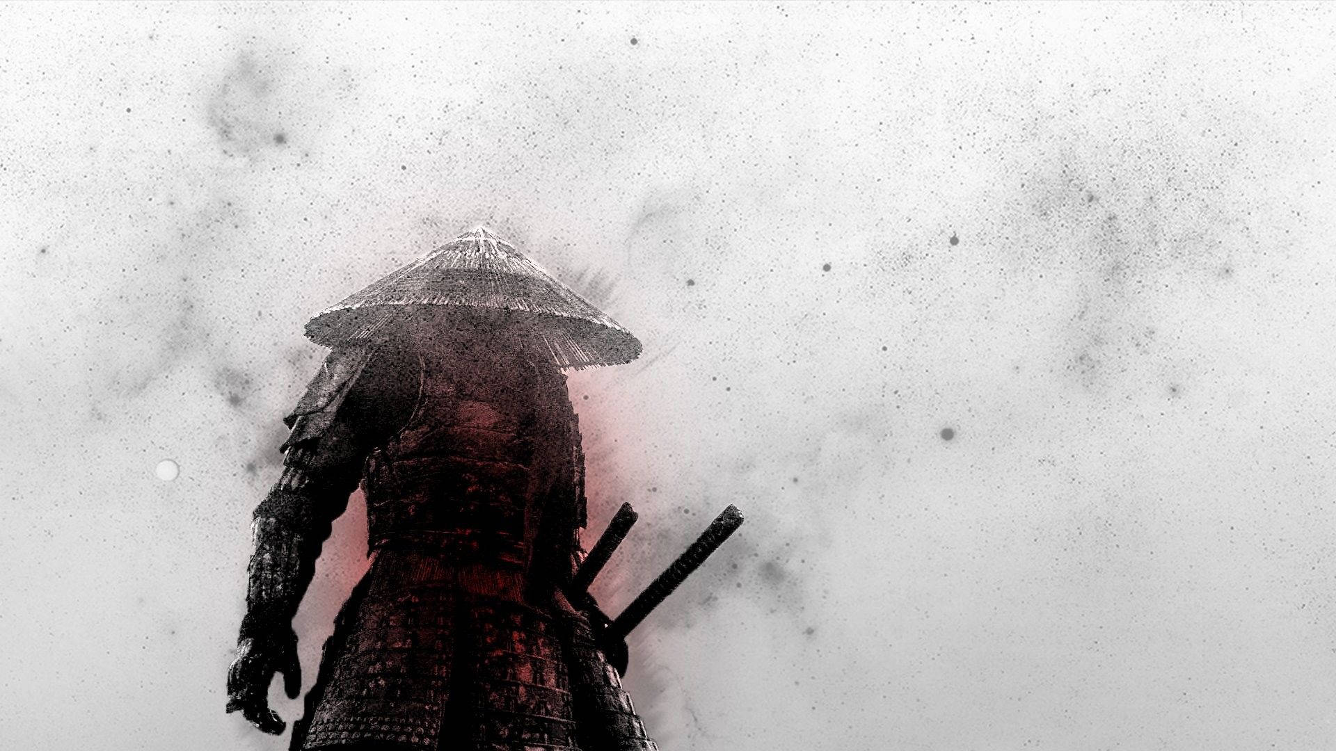 Tozlu Japon Samurayı Duvar Kağıdı