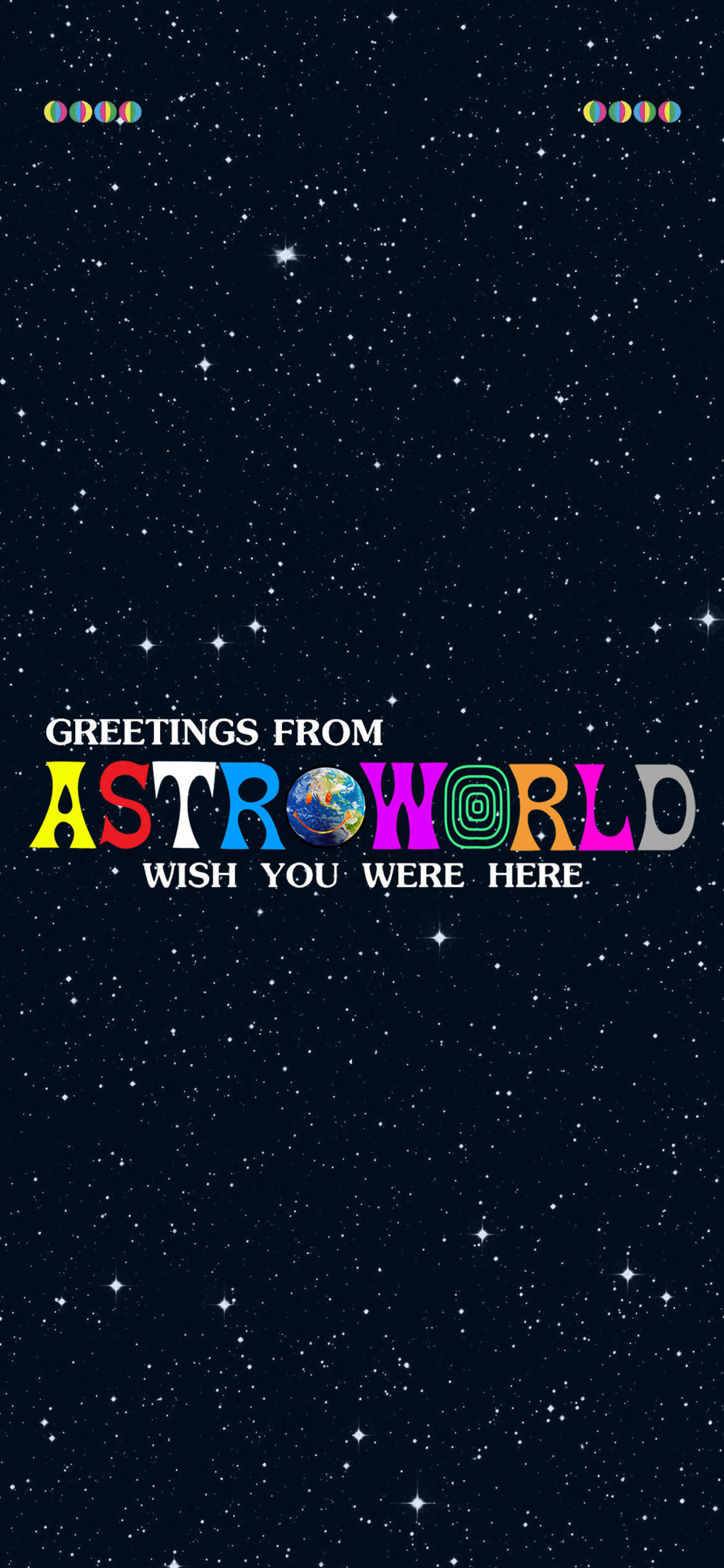 Travis Scott'ın Astroworld albümünün çıkışını bu şenlikli iPhone duvar kağıdıyla kutlayın Duvar Kağıdı