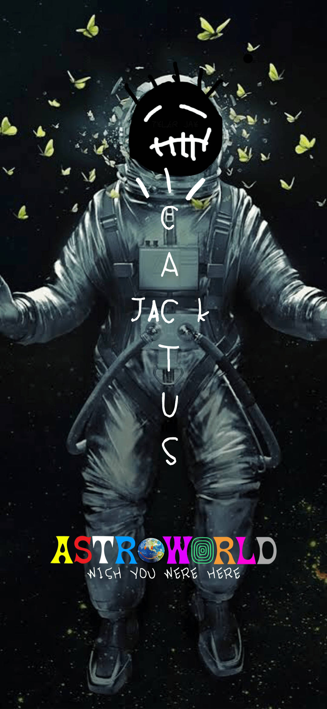 Trippy Cactus Jack Duvar Kağıdı