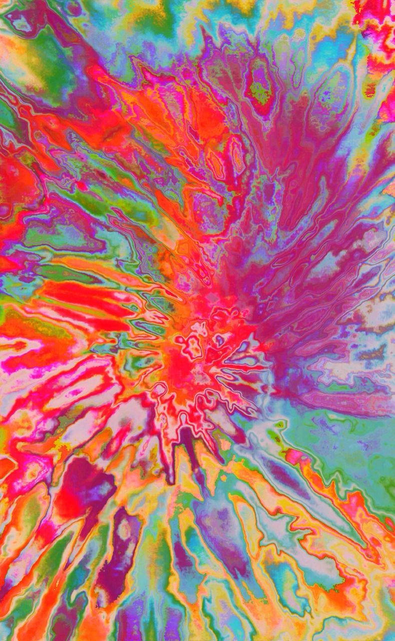 Trippy Estetik Soyut Desenler Duvar Kağıdı