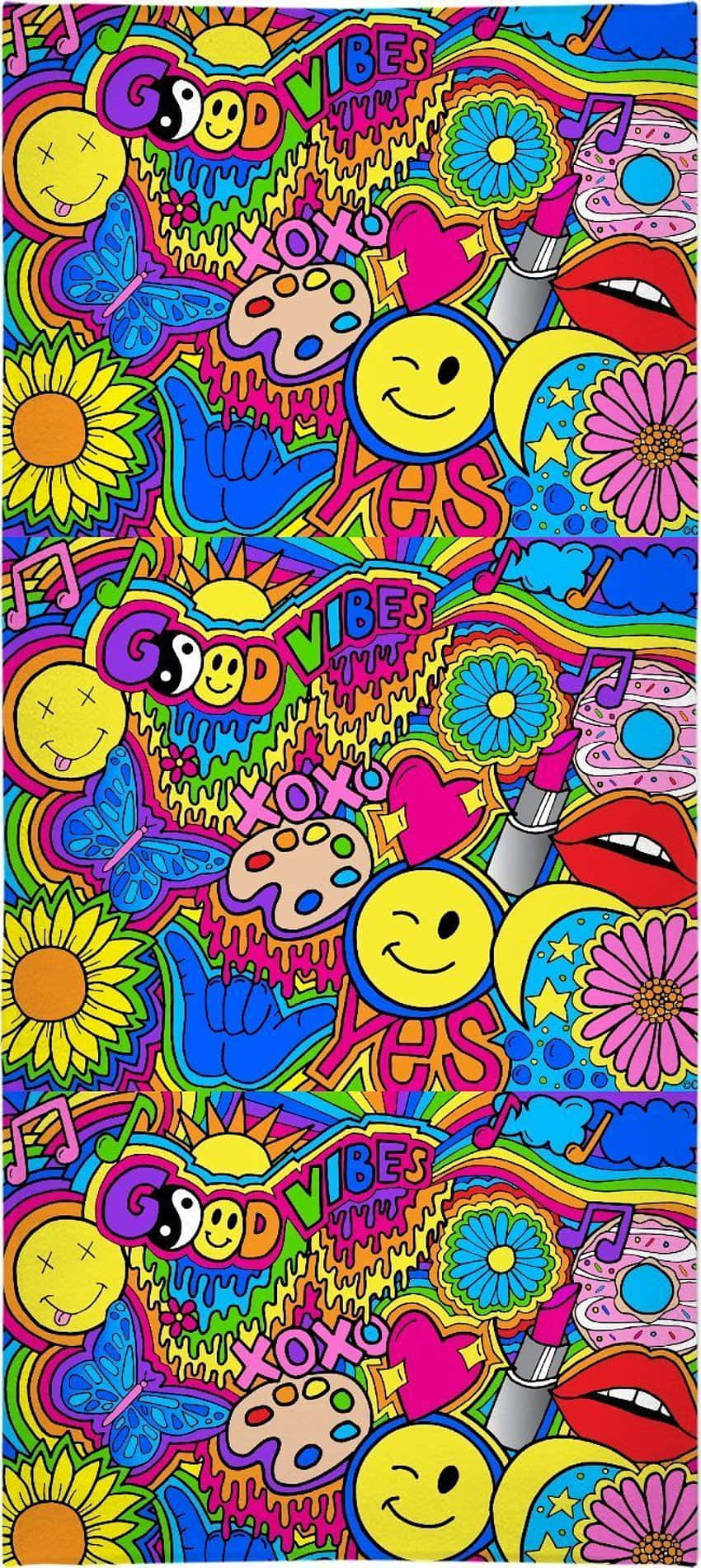 Trippy Hippie'nin Özgür Ruhu Duvar Kağıdı
