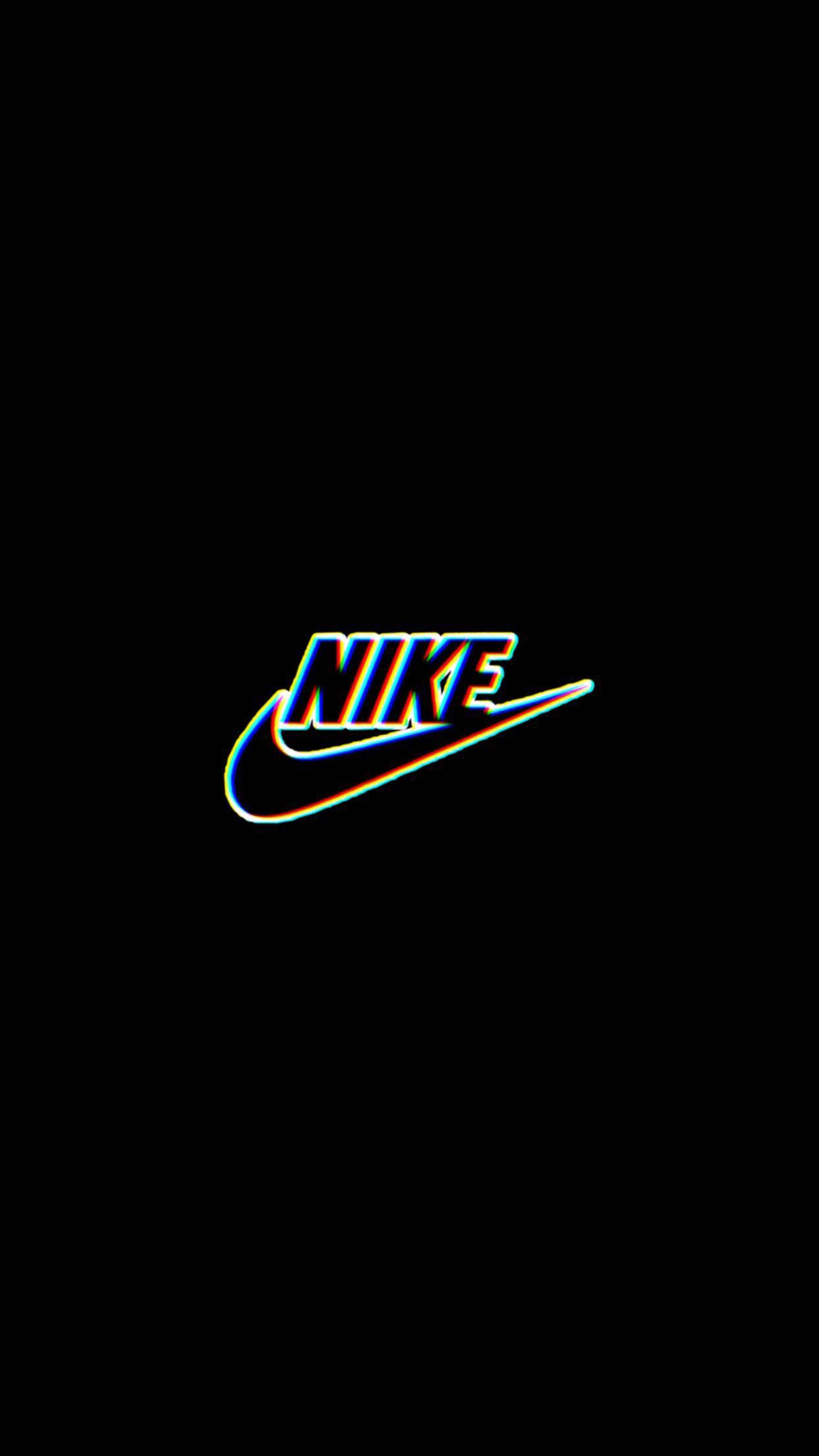 Trippy Karanlık Estetik Nike Logosu Duvar Kağıdı