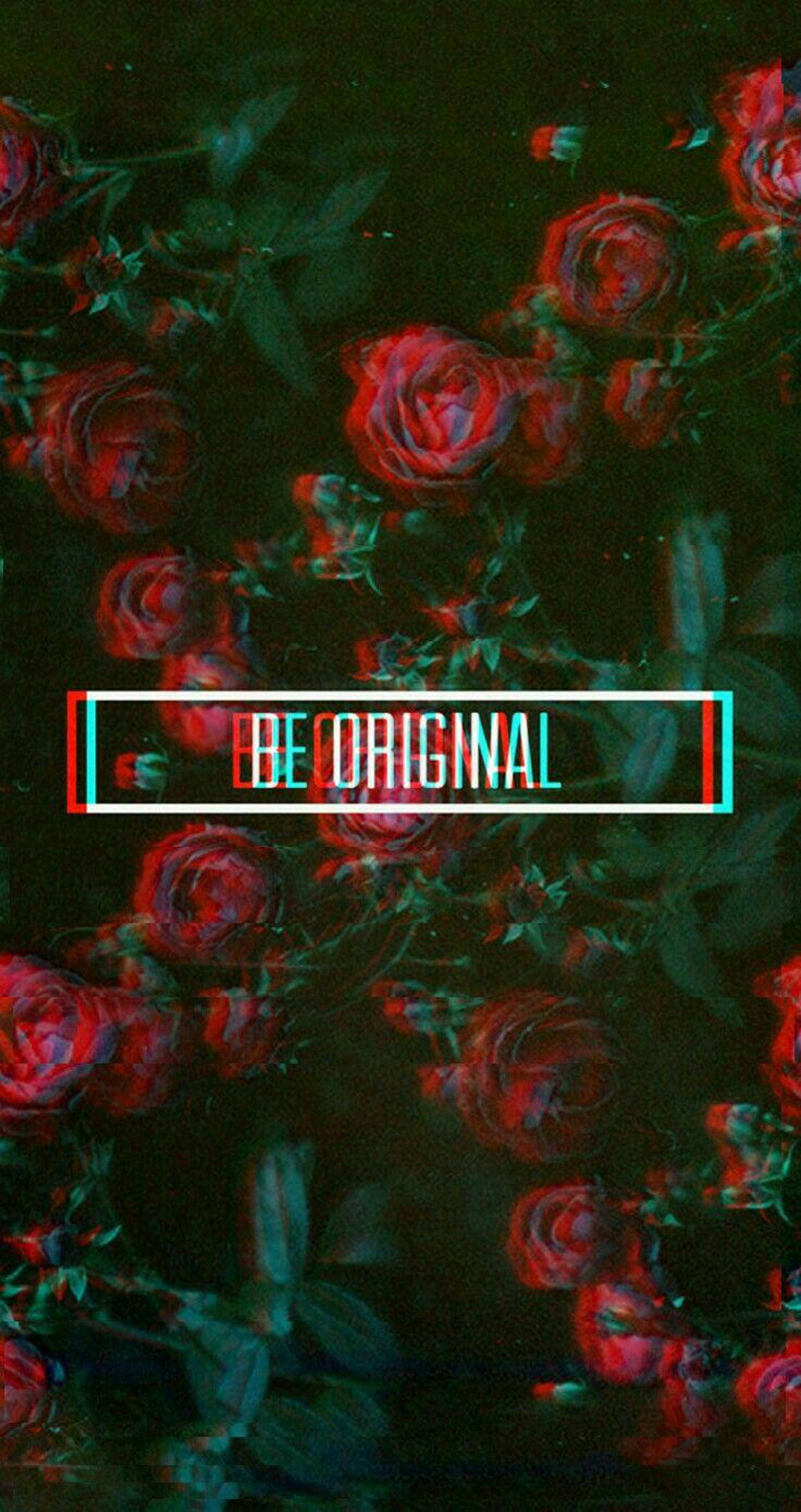 Trippy Karanlık Estetik Be Original Duvar Kağıdı