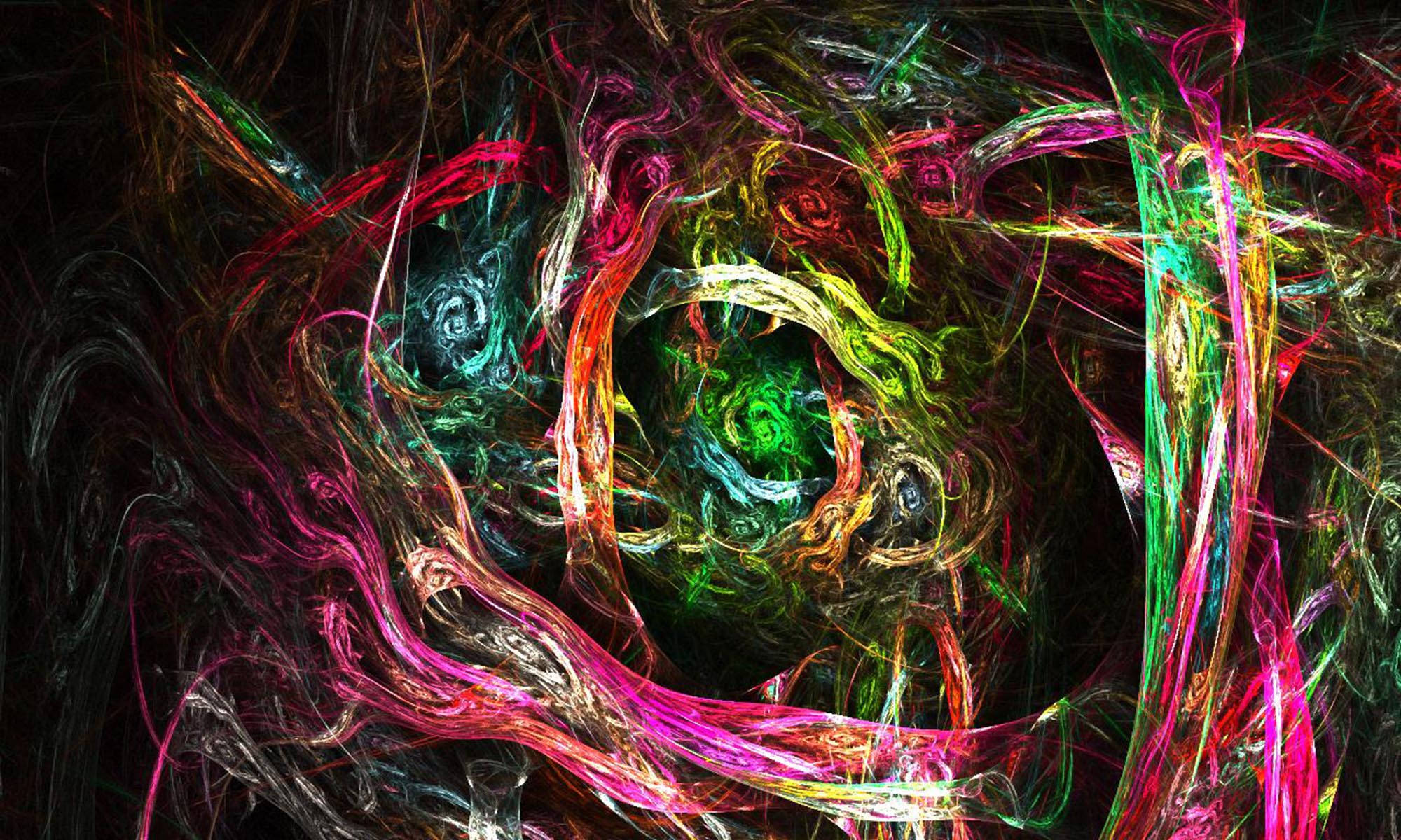 Trippy Karanlık Estetik Soyut Renk Tonları Duvar Kağıdı