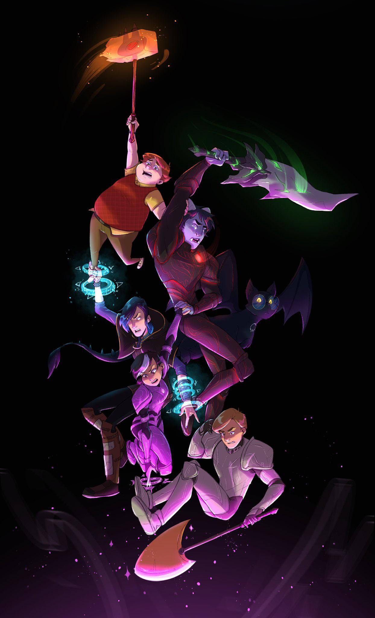 Trollhunters Tales Of Arcadia Kadrosu Duvar Kağıdı
