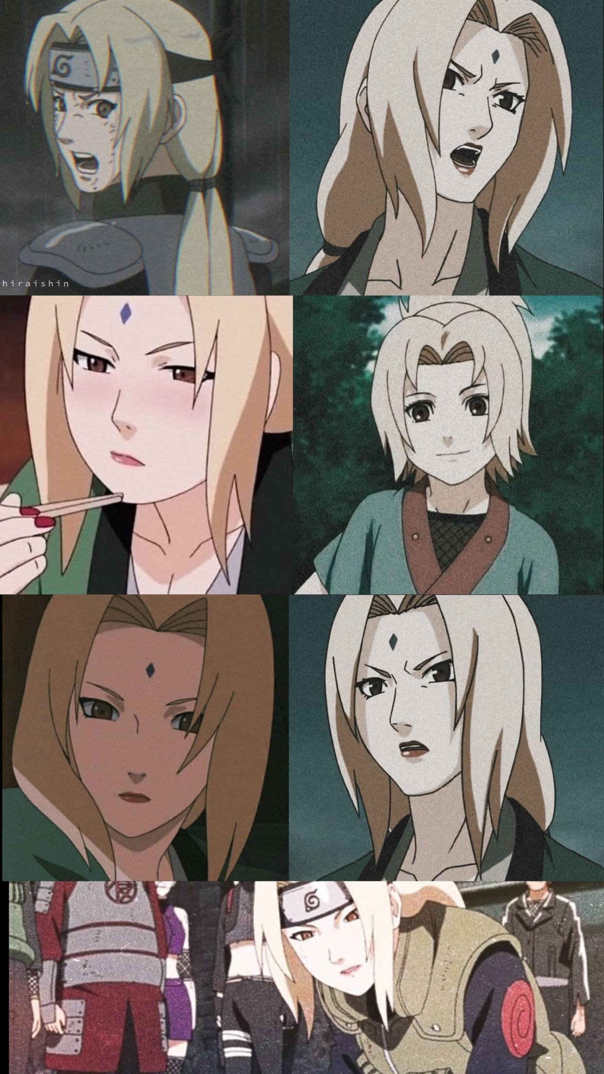 Tsunade Kolaj Duvar Kağıdı