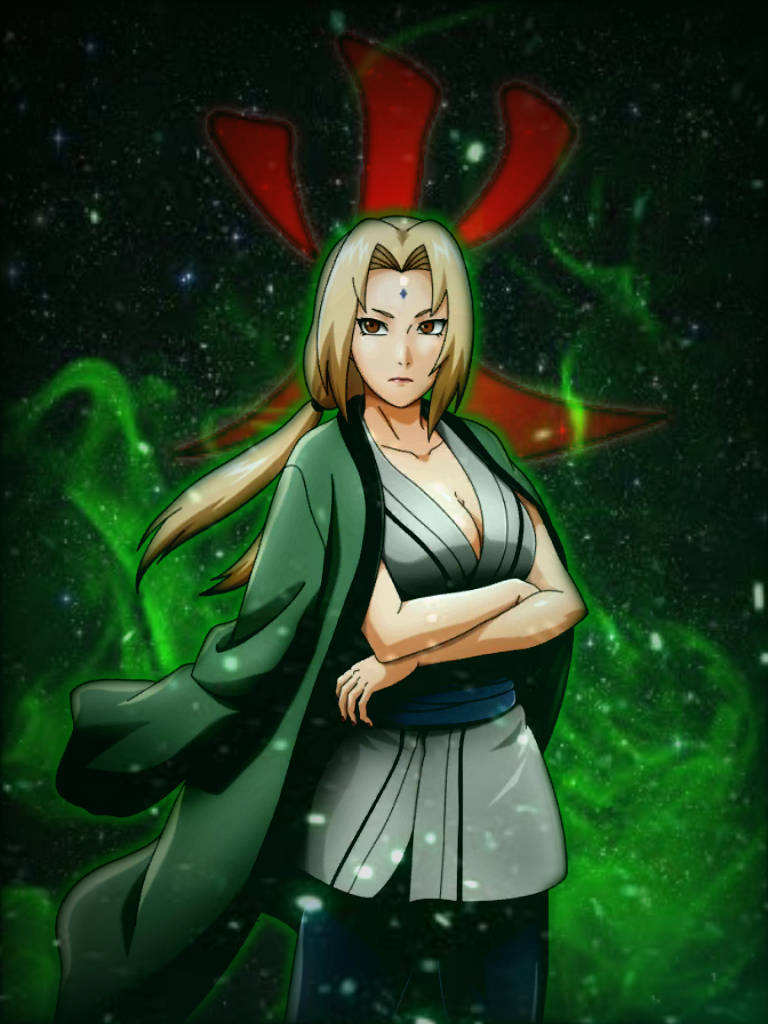 Tsunade Kollarını Kavuşturmuş Duvar Kağıdı