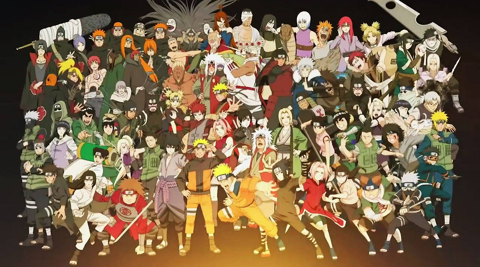 Tüm Ninja Naruto Karakterleri Duvar Kağıdı