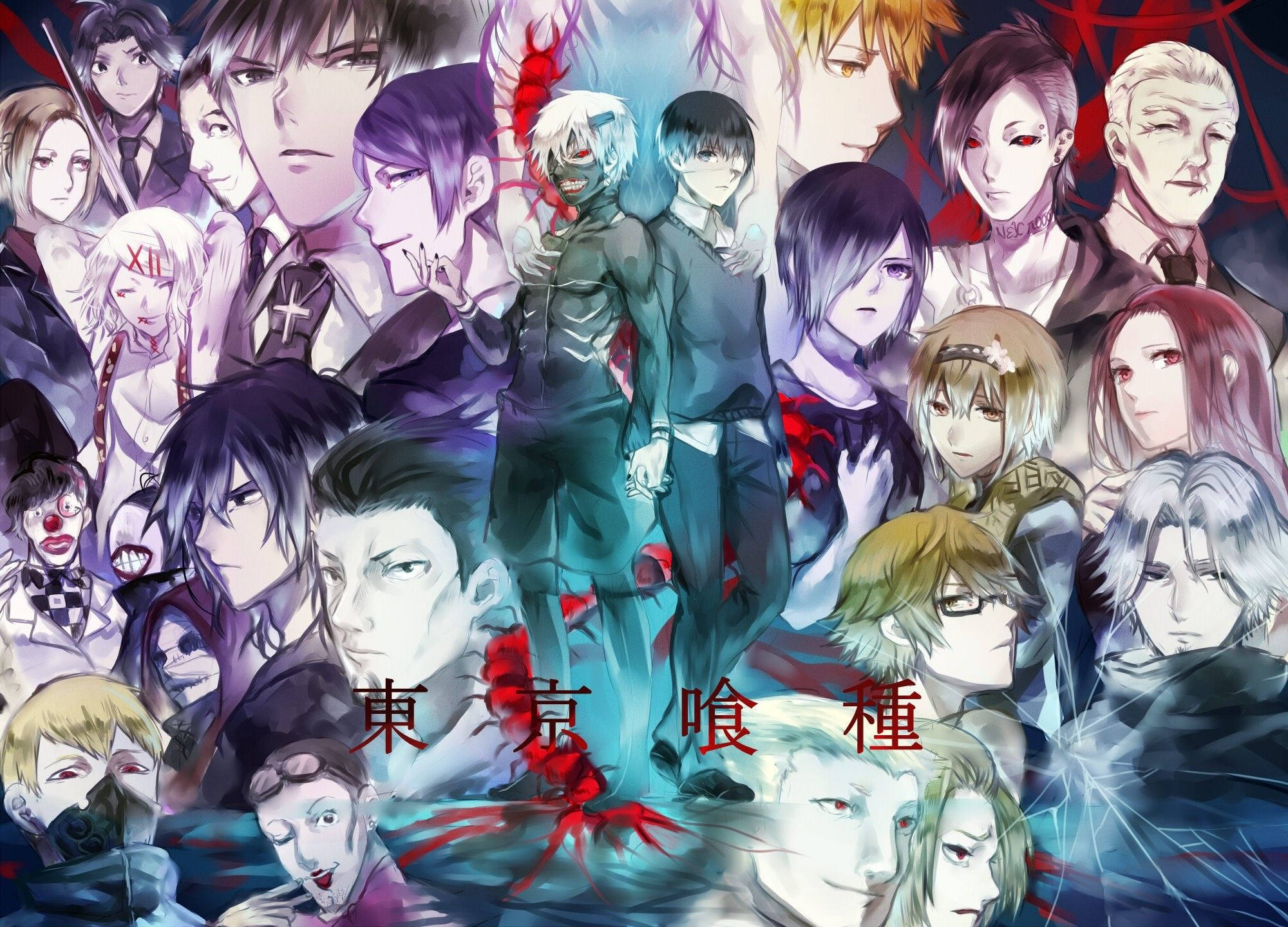 Tüm Tokyo Ghoul Karakterleri Duvar Kağıdı