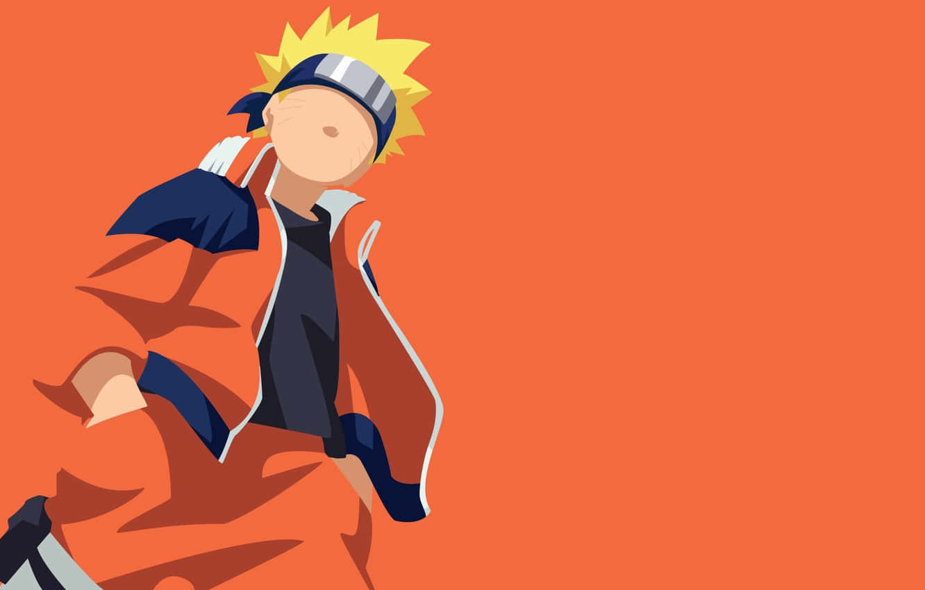 Turuncu Anime Vektör Sanatı Uzumaki Naruto Duvar Kağıdı
