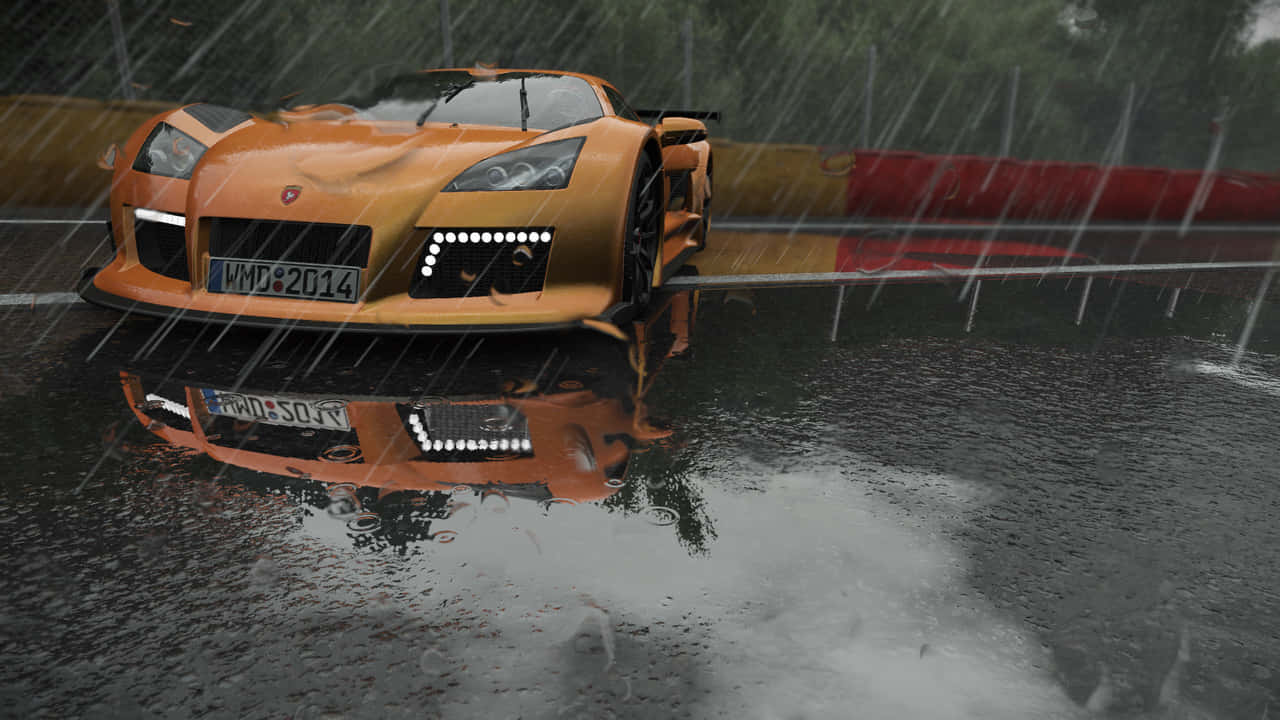 Turuncu Araba 720p Project Cars Arkaplan Duvar Kağıdı