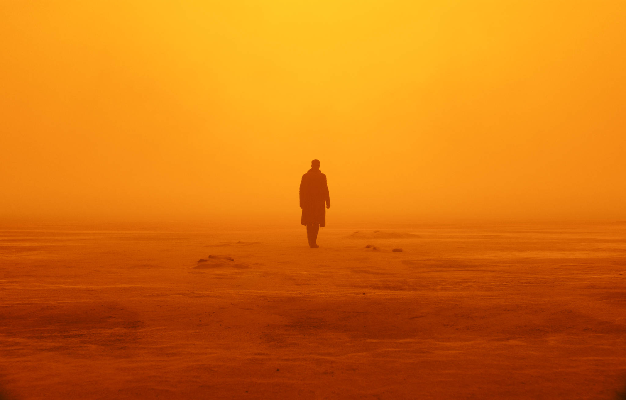 Turuncu Estetik Blade Runner 2049 4K Duvar Kağıdı