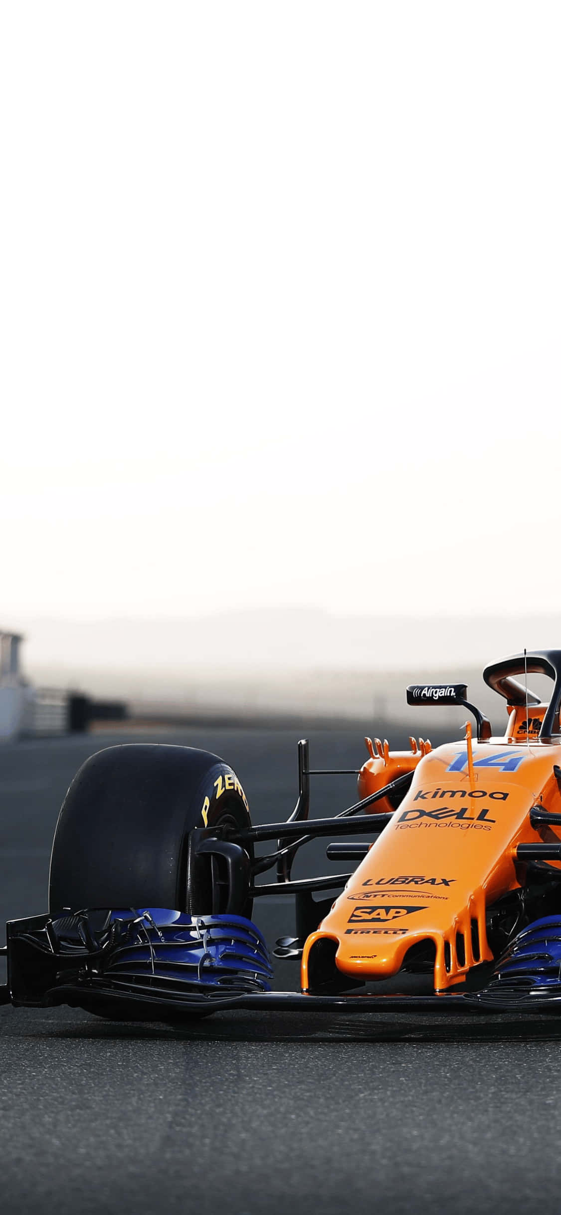 Turuncu F1 iPhone XS F1 2018 Arka Planı Duvar Kağıdı