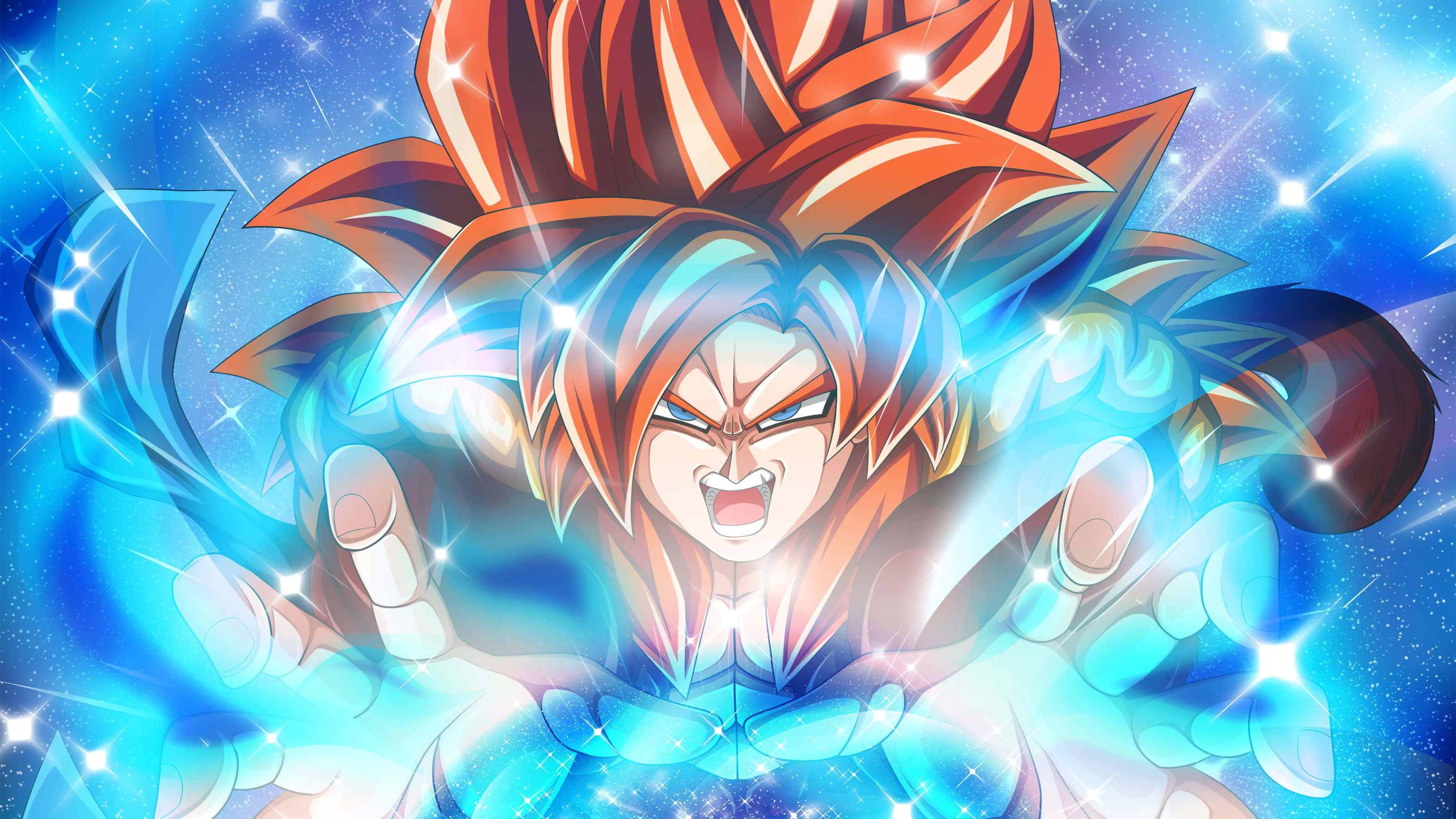Turuncu Saçlı Goku Dragon Ball Super Resmi Duvar Kağıdı