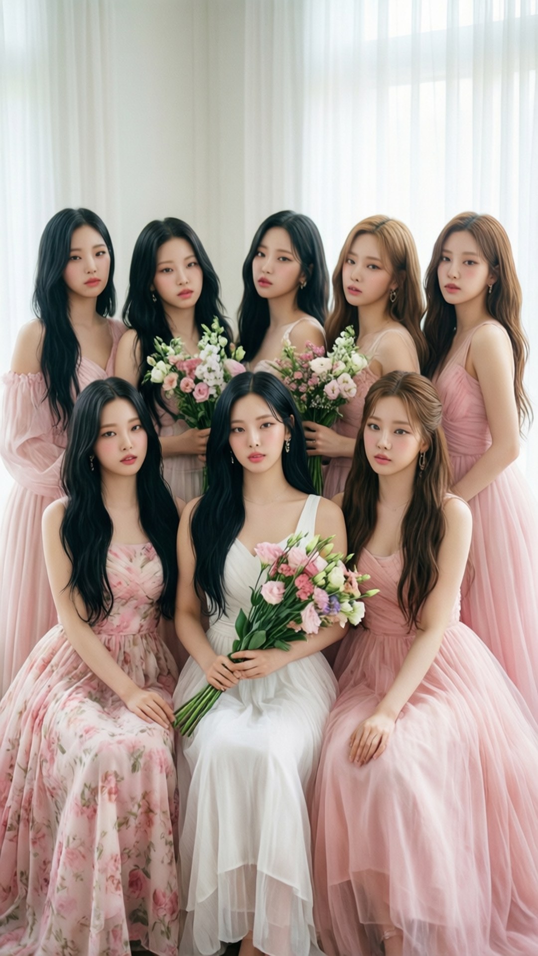 TWICE Çiçek Açarken Duvar Kağıdı