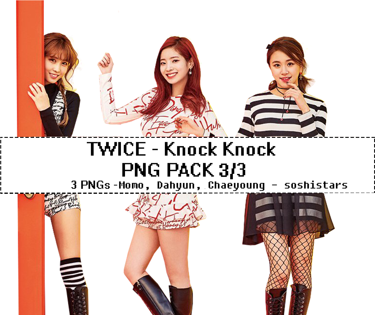 Twice Knock Knock PNG Paketi Duvar Kağıdı