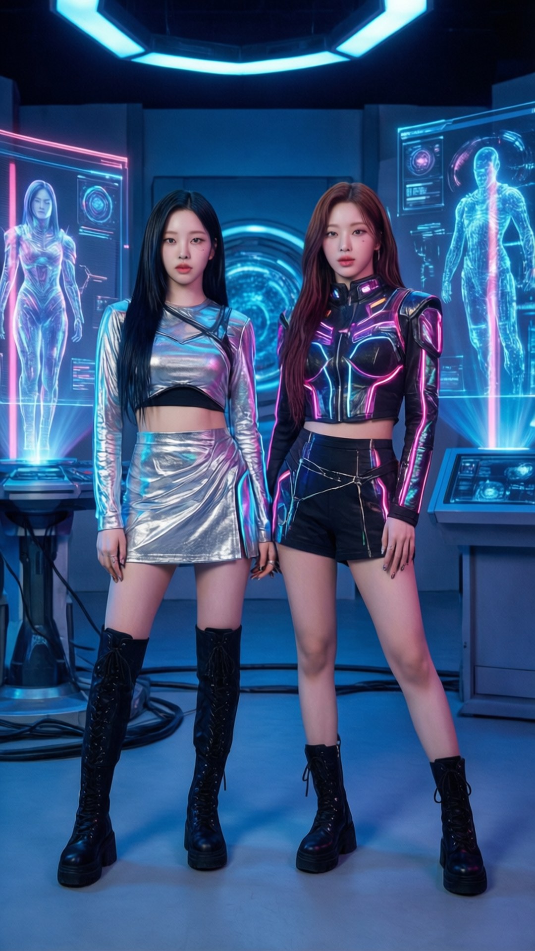 TWICE Siberpunk Rüyaları Duvar Kağıdı