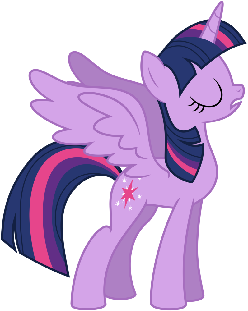 Twilight Sparkle My Little Pony Vektör Duvar Kağıdı