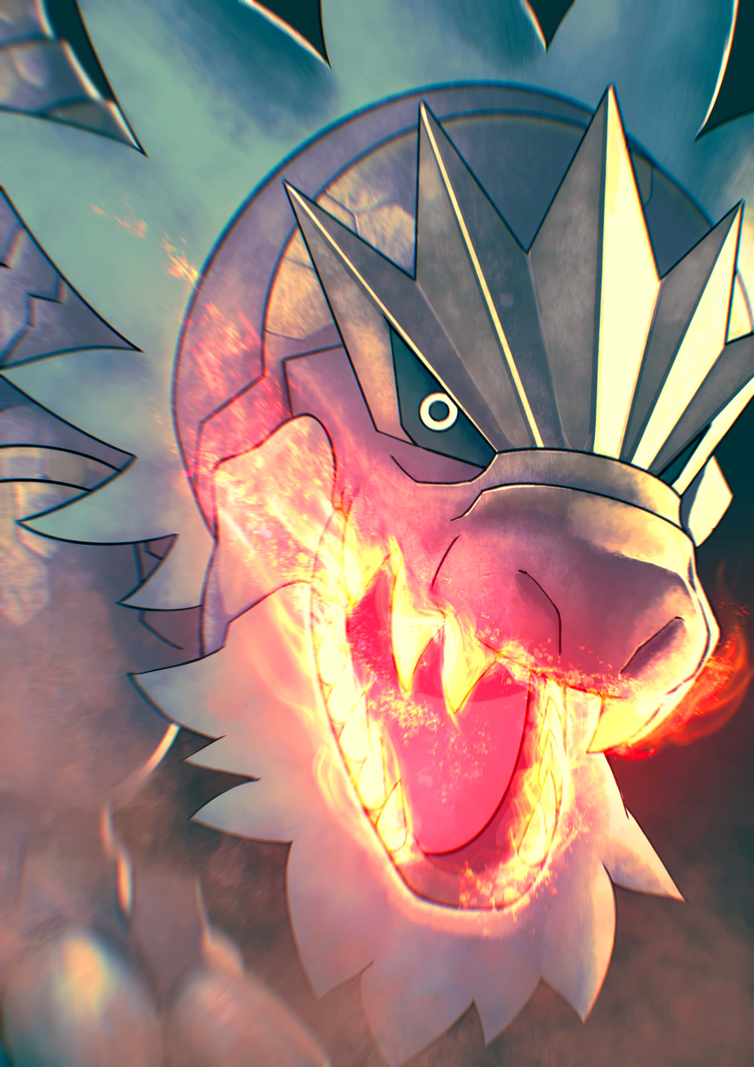 Tyrantrum Ateş Dişi Gücünü Serbest Bırakıyor Duvar Kağıdı
