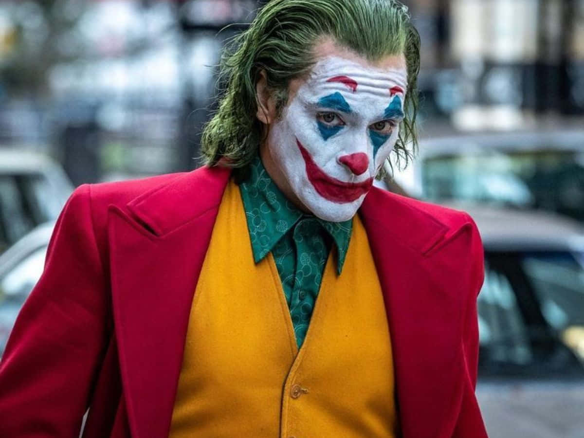 Uğursuz Joker'in tehditkar bakışı Duvar Kağıdı