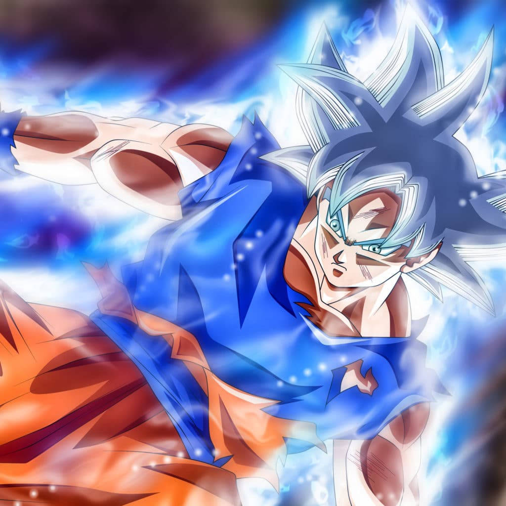Ultra Instinct Dönüşümü Goku Estetiği Duvar Kağıdı