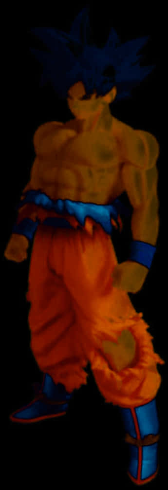 Ultra Instinct Goku Aura Işıltısı Duvar Kağıdı
