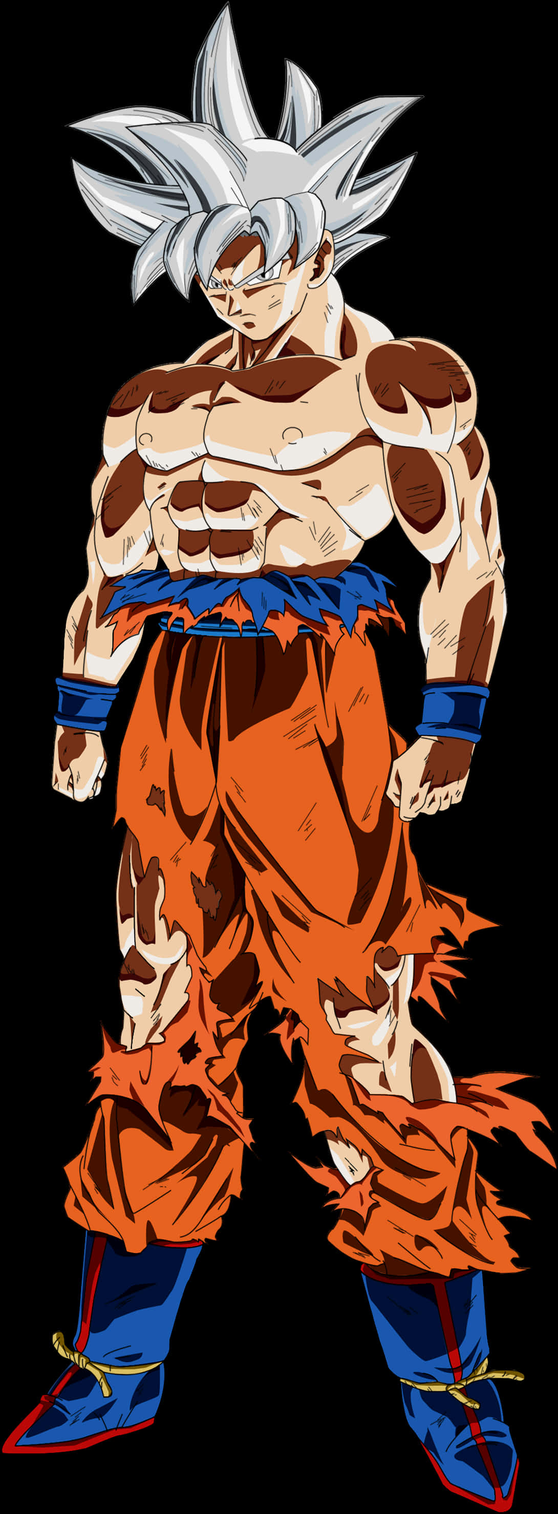 Ultra Instinct Goku Ayakta Duruş Pozu Duvar Kağıdı