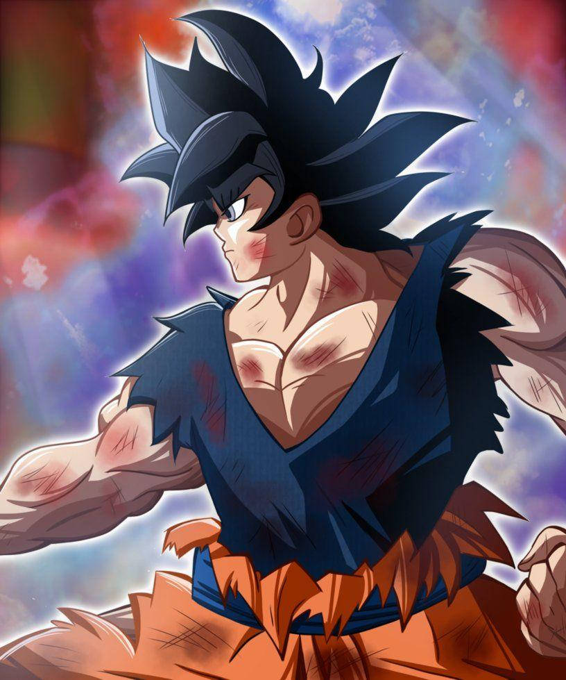 Ultra Instinct Goku Dövüş Pozu Duvar Kağıdı