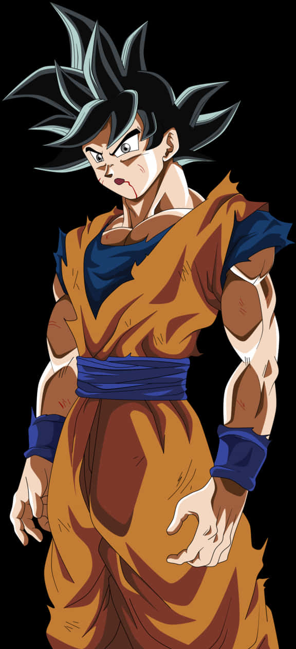 Ultra Instinct Goku Duruşu Duvar Kağıdı