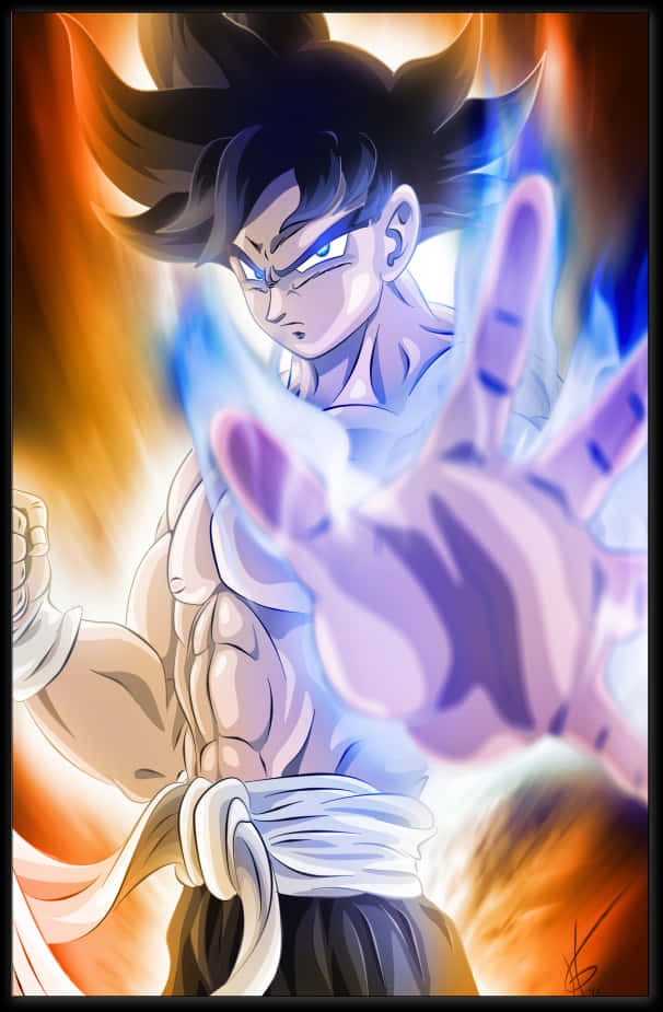 Ultra Instinct Goku Güçleniyor Duvar Kağıdı