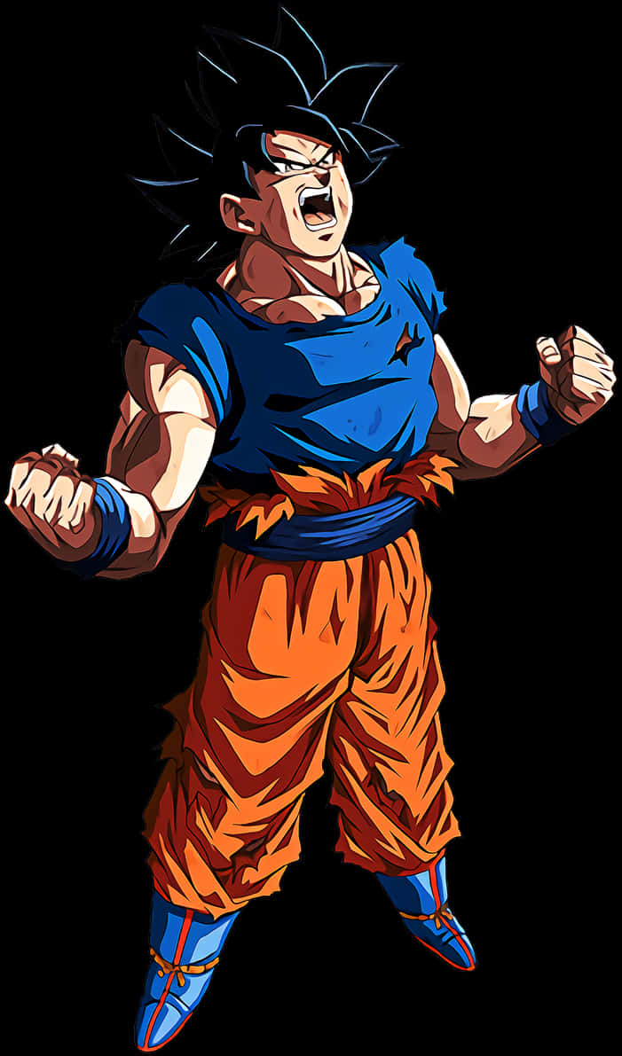 Ultra Instinct Goku Güçleniyor Duvar Kağıdı