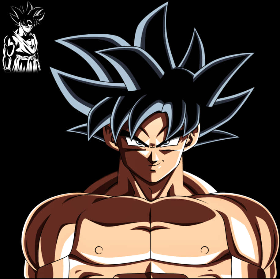 Ultra Instinct Goku Portresi Duvar Kağıdı