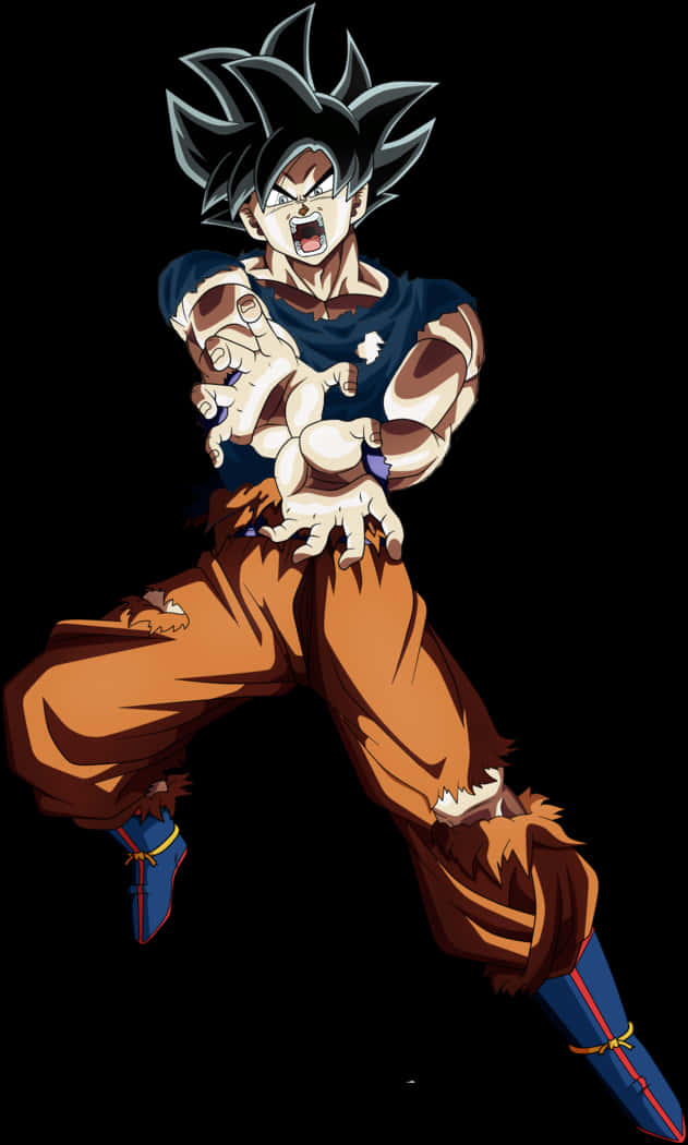 Ultra Instinct Goku Savaş Duruşu Duvar Kağıdı