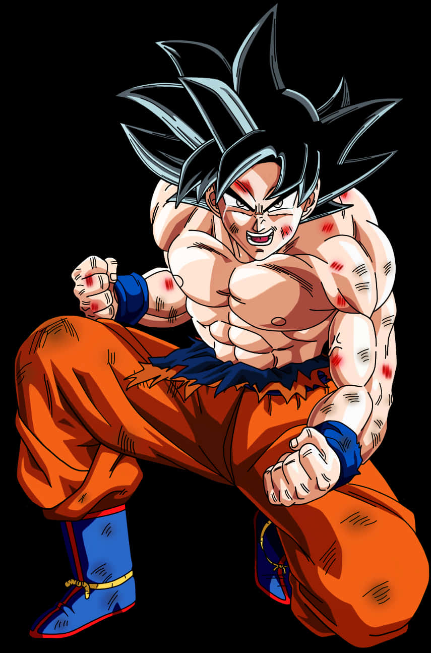Ultra Instinct Goku Savaşa Hazır Duvar Kağıdı