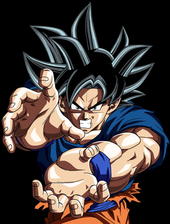 Ultra Instinct Goku Savaşa Hazır Duvar Kağıdı