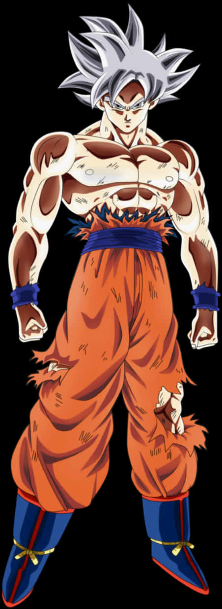 Ultra Instinct Goku Tam Vücut Duvar Kağıdı