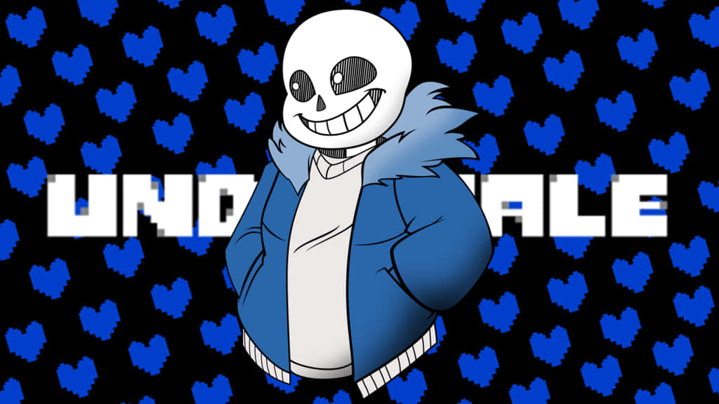 Undertale Sans Mavi Kalpler Duvar Kağıdı