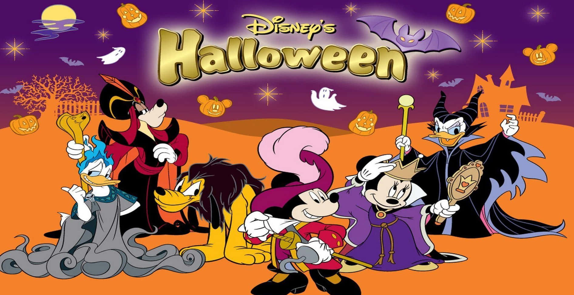 Ürkütücü Disney Cadılar Bayramı Gecesi Duvar Kağıdı
