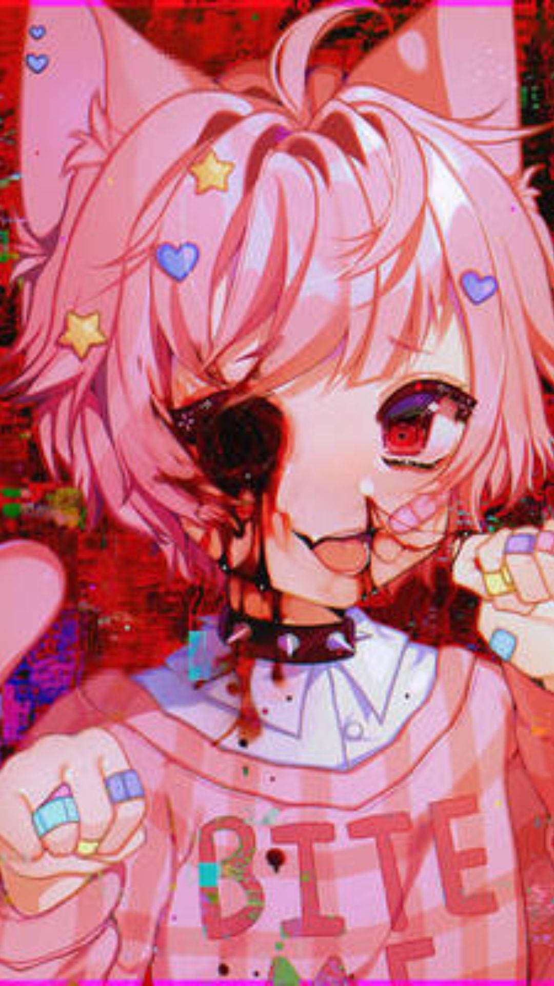 Ürkütücü ve Sevimli Anime Profil Fotoğrafı Duvar Kağıdı