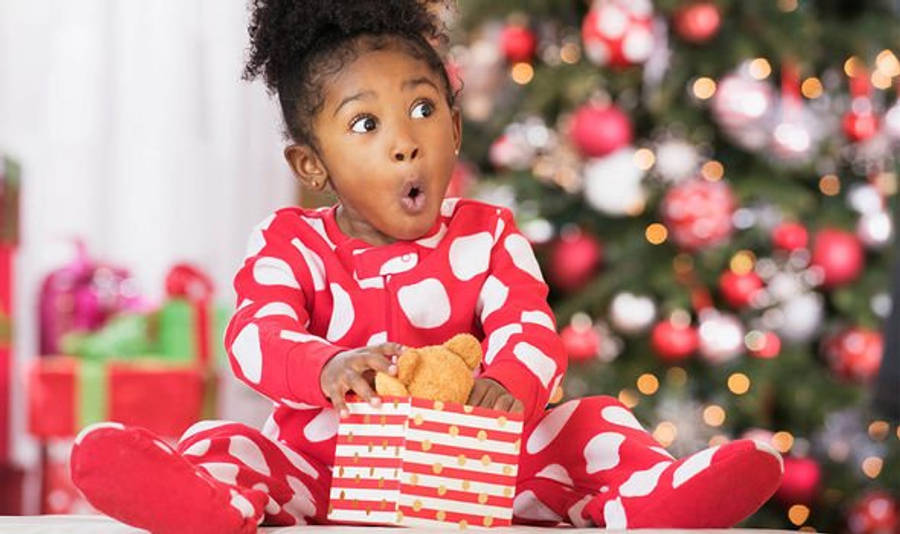 Üst Üste Dizilmiş Noel Hediyeleri Duvar Kağıdı