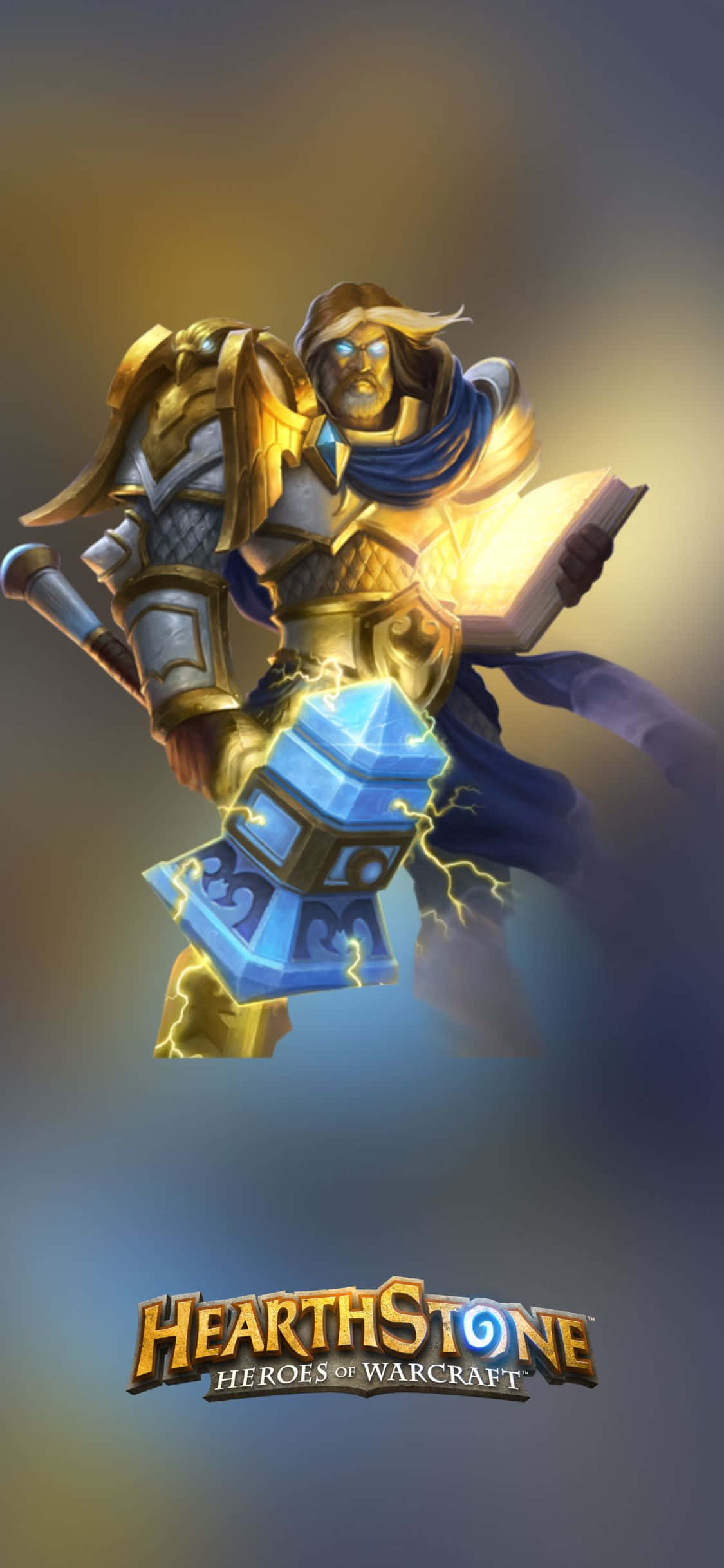 Uther Lightbringer iPhone XS Hearthstone Arka Planı Duvar Kağıdı