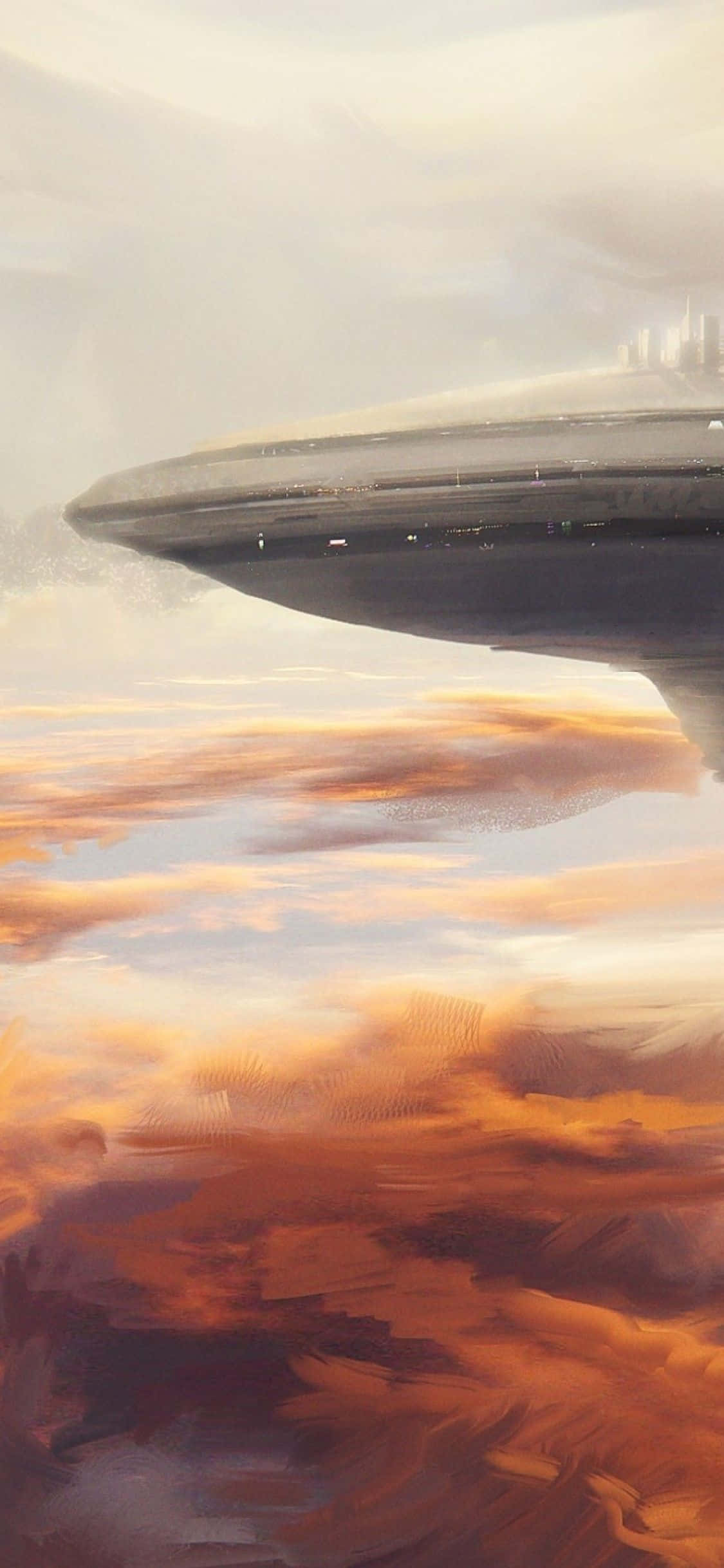 Üzerinde Bulutlarla Bespin'in Güzelliği Duvar Kağıdı