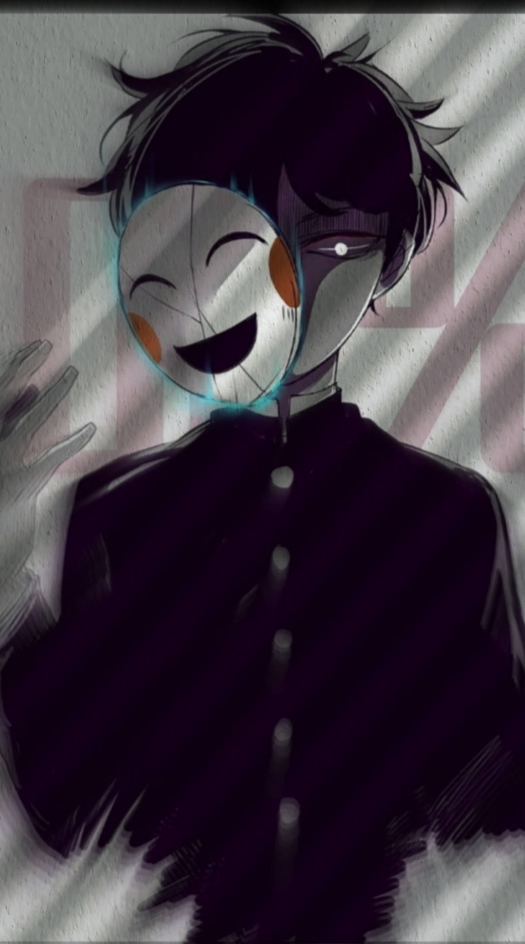 Üzgün Anime Mutlu Maske Estetiği — Üzgün anime GIF Duvar Kağıdı