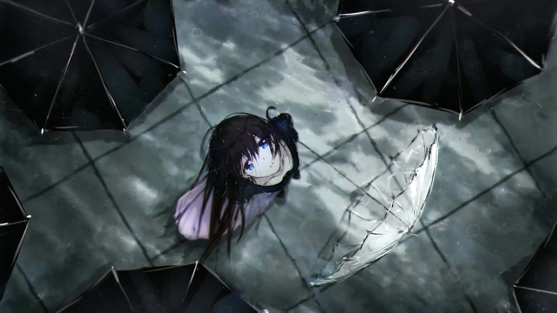 Üzgün Anime Resimleri Duvar Kağıdı