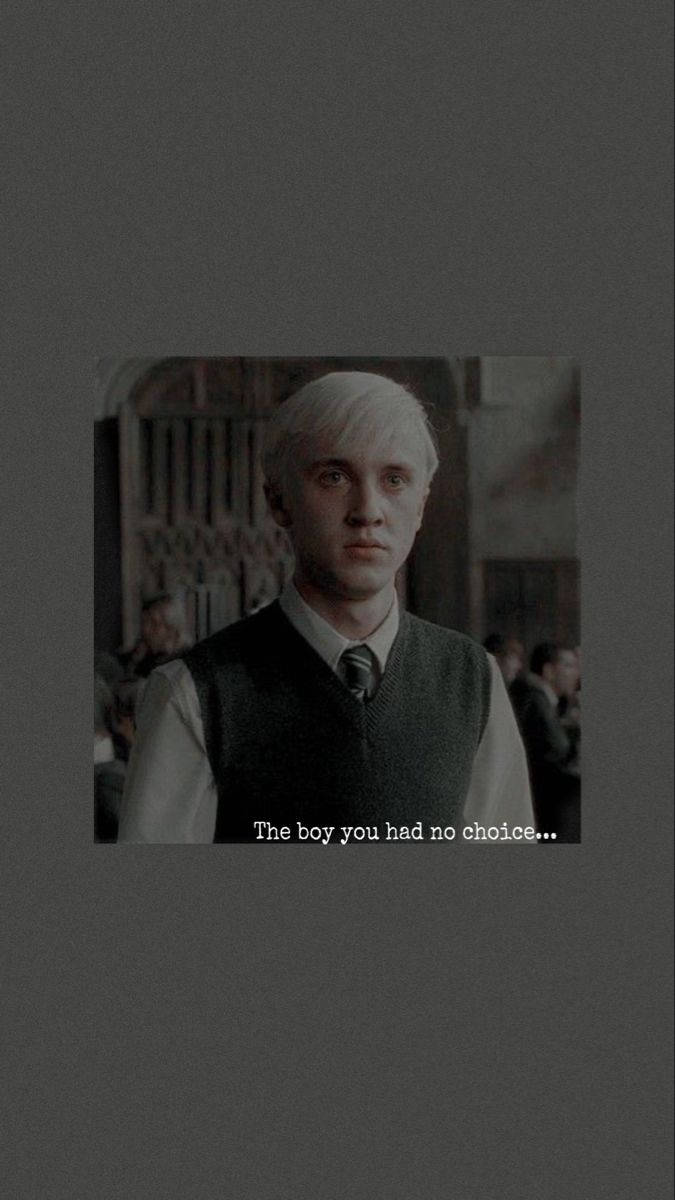 Üzgün Draco Malfoy Estetiği Duvar Kağıdı