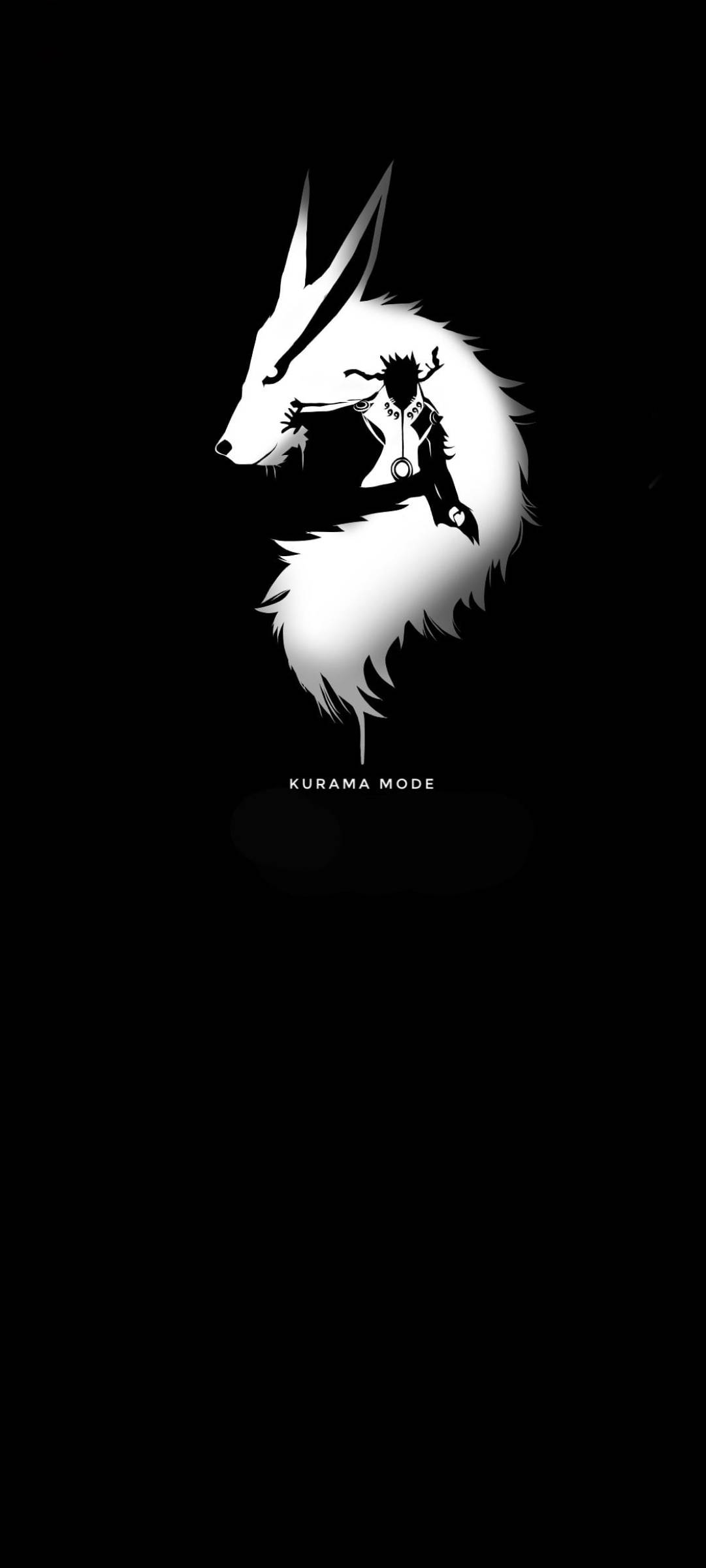 Uzumaki Naruto Siyah Kurama Modu Duvar Kağıdı