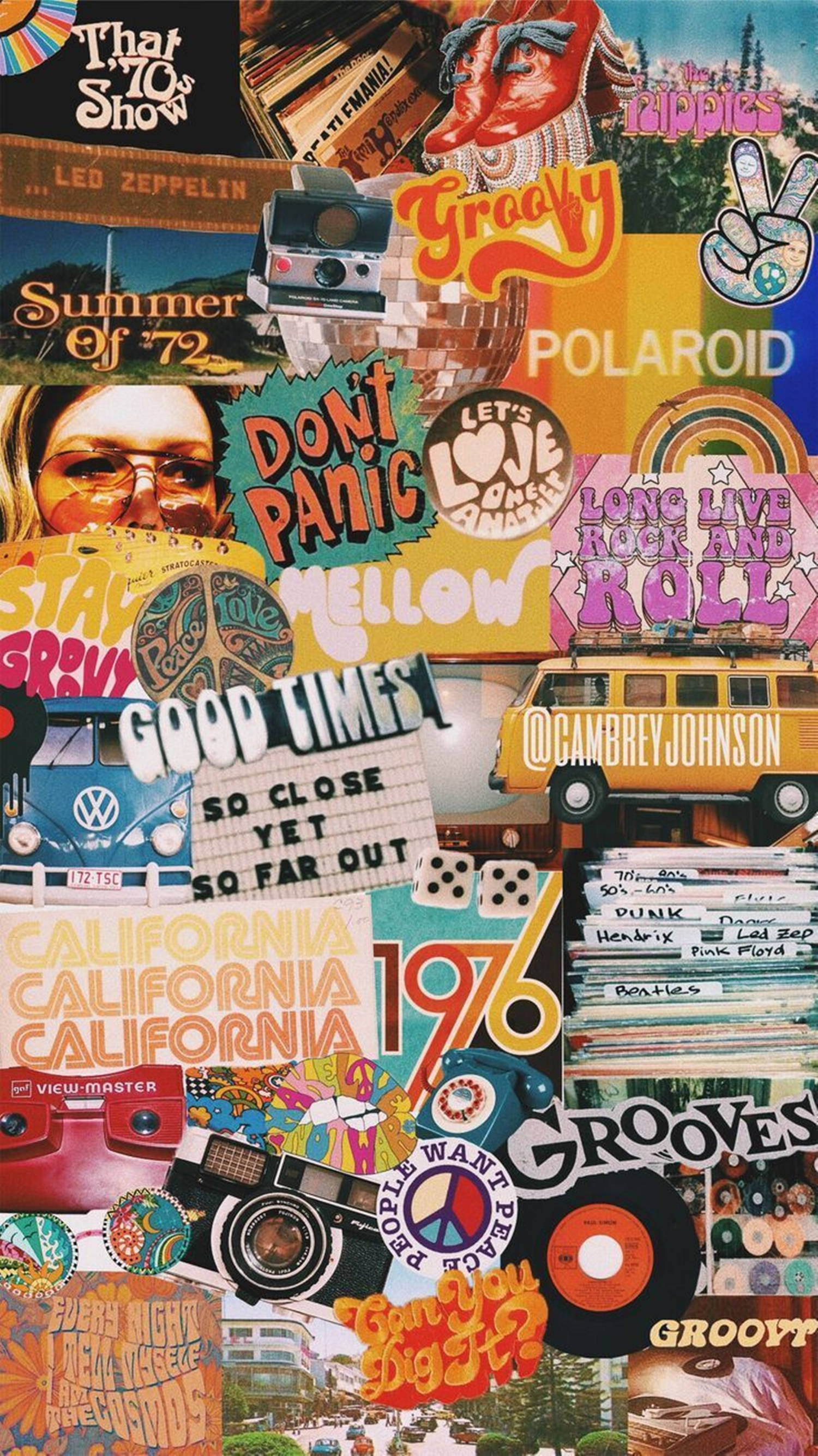 Uzun Yaşasın Rock and Roll Estetiği VSCO Duvar Kağıdı