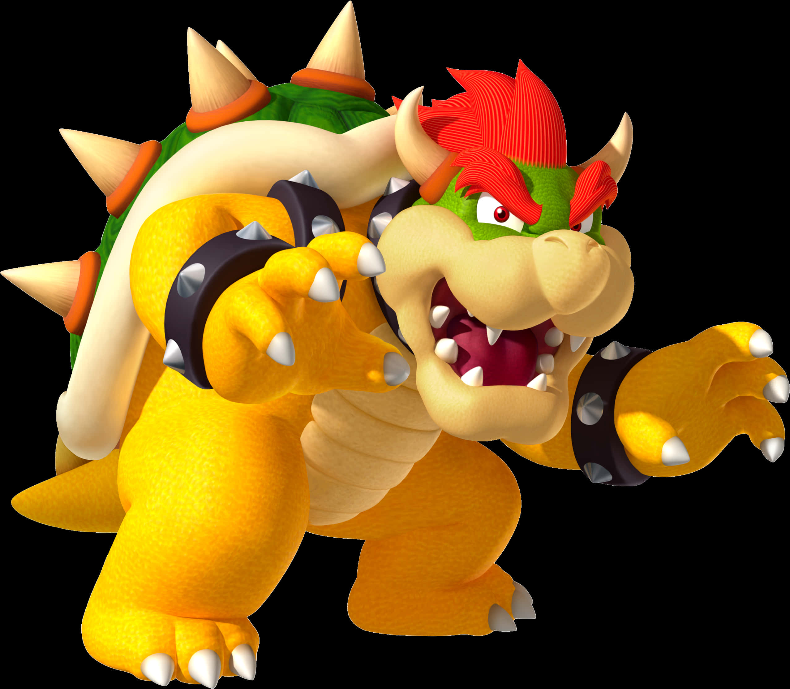 Vahşi Bowser Karakter Renderi Duvar Kağıdı